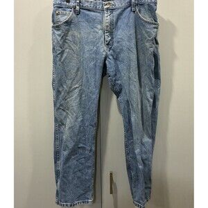 007 Wrangler Jeans Mens 38x30 47MWZ Regular Fit Work Cowboy Western Denim Blue
